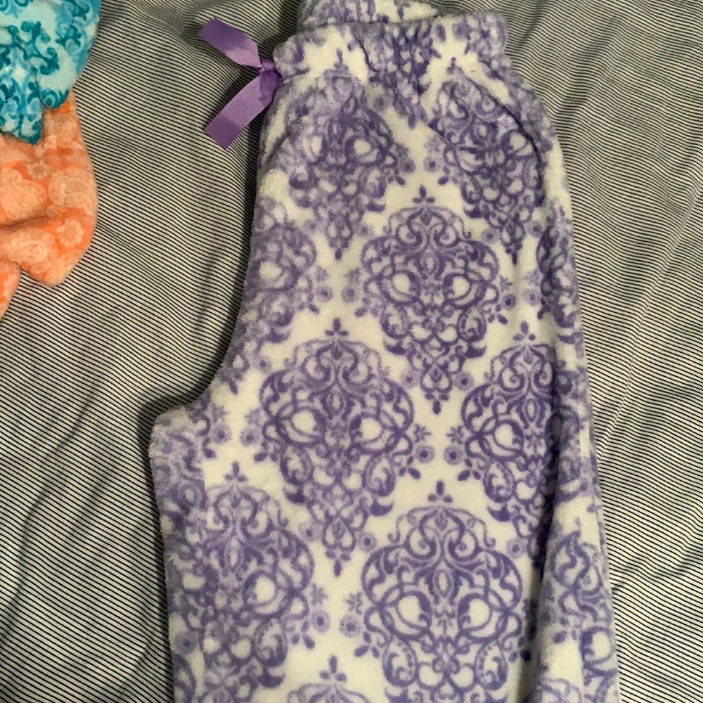 Lavender fleece pjs